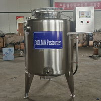 Pasteurisateur de jus de pomme et de lait de petite taille avec fonction de mélange 30l 50l 75l 100l 150l