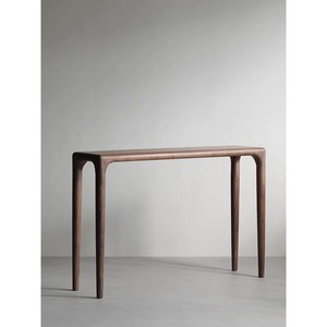 Mesa Consola de Madera Sólida, Estilo Moderno Minimalista, Mesa Larga de Entrada para Montar en la Pared, Diseño Estrecho para Sala de Estar - Product Image 4