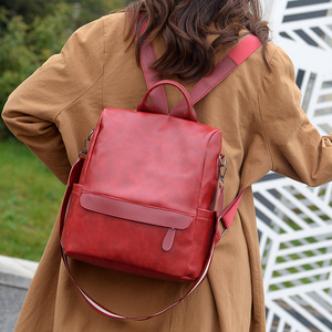 Nouveau <span class=keywords><strong>sac</strong></span> à dos en <span class=keywords><strong>cuir</strong></span> Pu <span class=keywords><strong>de</strong></span> haute qualité femmes sacs à <span class=keywords><strong>bandoulière</strong></span> multifonction voyage <span class=keywords><strong>sac</strong></span> à dos sacs d'école pour filles - Product Image 3