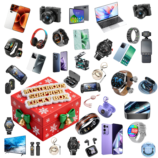 Good Reviews Mystery Box Surprise Wireless Earphone Headphones and Smart Watches Electronics Festival Gadgets a Lucky Find