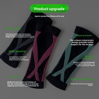 Manchons de compression professionnels haute performance pour les sports (basketball, course à pied, cyclisme) – Manchons de compression pour mollets à pression dégradée en deux étapes