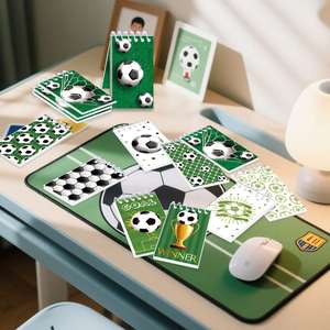 Cuaderno Espiral con Diseño de Fútbol Verde, Diario Infantil, Bloc de Dibujo y Arte, Regalo - Product Image 4