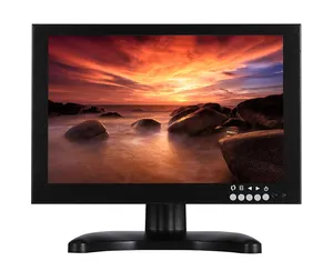 보안 시스템 10 인치 lcd 디스플레이 ips 화면 1280*800 cctv 모니터 usb bnc