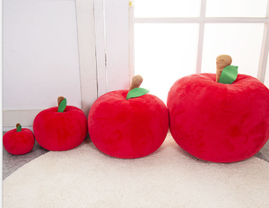 N Apple sierkussen, groene appel knuffel, rode appel figuurkussen, fruitpop, babypop, kerstavond, kerstseizoen - Product Image 5