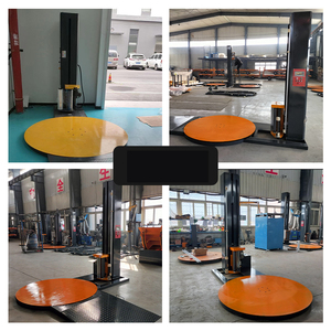 SPK1650P Fully Automatic Pallet <b>Stretch</b> Film Wrapper with Paper Plastic Packaging 1 Year Warranty 550kg Pallet Wrapping <b>Machine</b> - Product Image 4