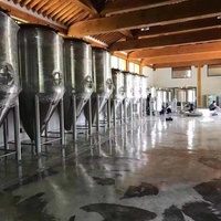 Fermenteur à bière en acier inoxydable 1BBL 3BBL 5BBL / Unitank avec polissage miroir, réservoir de fermentation conique empilable