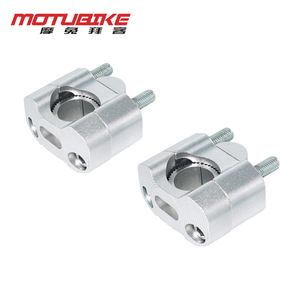 Abrazadera para manillar de motocicleta, 22mm, 28mm, aleación de aluminio, modificación de motocicleta, ajuste universal - Product Image 1