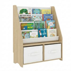 Mobili <span class=keywords><strong>Montessori</strong></span> bambini baby room libreria libreria tessuto in legno organizzatore di giocattoli per bambini scaffale per libri - Product Image 2