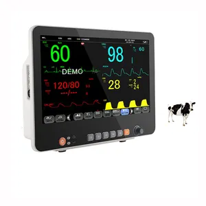 SZMIQU 15,6 pulgadas 15,6 pulgadas pantalla grande multiparámetro ECG Monitor prueba de presión arterial Monitor multiparámetro