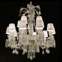 Lustre de cristal en cristal pour décoration de mariage, prix d'usine en gros
