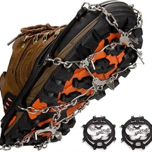 Crampones Antideslizantes de 19 Puntas para Zapatos, para Caminar, Escalar, Correr, Hacer Senderismo en Nieve y Hielo, Portátiles - Product Image 3