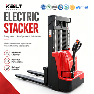 Gerbeur électrique à palettes 1 tonne 1,2 tonne sans entretien pour le stockage en vente au détail - Product Image 1