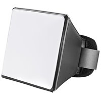 Mini Softbox per Flash 10x13cm, Diffusore Universale Pieghevole per Flash Fotografico con Cinghia a Strappo per Fotocamere DSLR
