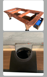 High End Professional Custom American 9ft Solid Wood <strong>Slate</strong> <strong>Pool</strong> <strong>Table</strong> with Ball Return Rubber Pockets 5-Year Warranty - Product Image 5
