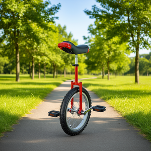 Bicicleta de Una Velocidad con Cuadro de Acero y Llanta de Aluminio de 16 Pulgadas, Color Rojo, para Ciclismo en Terreno Plano - Product Image 2