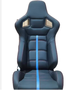 Hot Selling Universal Reclinable Black PVC Carbon Look Leather Bucket <strong>Racing</strong> <strong>Seats</strong> AC <strong>Cobra</strong> 1997-2000 1061 Series - Product Image 5
