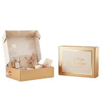 Boîte d'emballage en papier kraft à impression recto-verso pour l'e-commerce, emballage express pour vêtements, boîte de colisage