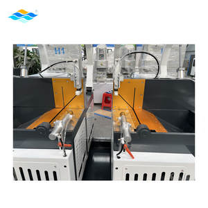 Nhà máy nóng bán CNC đôi đầu thêm rộng PVC/uPVC/Nhôm hồ sơ cắt Saw với mức độ an toàn cao AC 380V 2x3Kw - Product Image 5