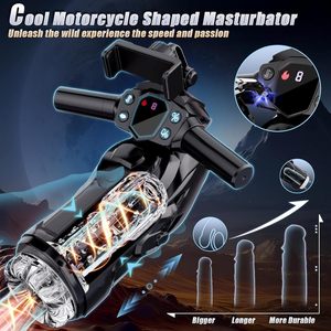 <span class=keywords><strong>Masturbador</strong></span> <span class=keywords><strong>Masculino</strong></span> Eléctrico Telescópico con Vibración y Succión, con Calefacción, Bluetooth y Rotación, Tipo Copa de Avión para Motocicleta - Product Image 3