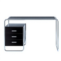 Bureau d'ordinateur rectangulaire en acier inoxydable, design minimaliste, simple et moderne, avec tiroirs, combinaison libre, pour usage commercial