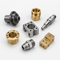 Pièces métalliques usinées sur commande par CNC, aluminium, acier inoxydable, laiton, cuivre, service d'usinage de précision