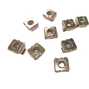Écrous carrés en acier inoxydable zingué/galvanisé avec vis M5-M10 autobloquants pour usage industriel lourd entièrement filetés - Product Image 2