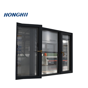 Cửa sổ nhôm tự động với Rèm có thể thu vào cửa sổ nhà thương mại bên ngoài giá rẻ để bán - Product Image 4