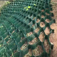 Geocelda de HDPE de 5 cm de altura, rejilla para grava, tapete de refuerzo de césped 3D, geomat para el ensanche de taludes de autopistas