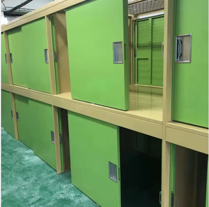 Unité de stockage autonome préfabriquée à faible coût en acier antirouille, isolée, avec casier d'accès doté d'une serrure électronique et d'une serrure à clé - Product Image 1