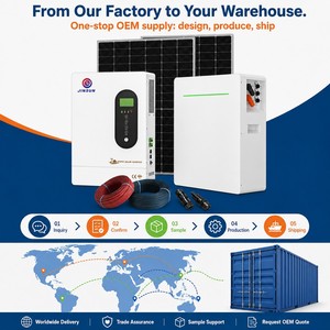 ระบบจัดเก็บพลังงานแสงอาทิตย์แบบไฮบริด โซลาร์เซลล์ 5kW 10kW 12kW 15kW 30kW ระบบพลังงานแสงอาทิตย์แบบครบชุดสำหรับ<span class=keywords><strong>บ้าน</strong></span> - Product Image 6