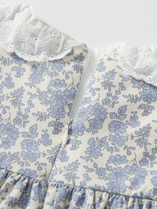 Chic vestito da ragazza coreano a maniche lunghe stile Mori floreale per la primavera dolce principessa abito decorativo in pizzo - Product Image 6