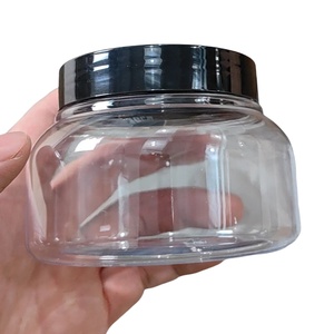 Pots vides en plastique pour crème visage et corps, cosmétiques, 250 ml, pour lotion et gommage corporel, marque privée - Product Image 1