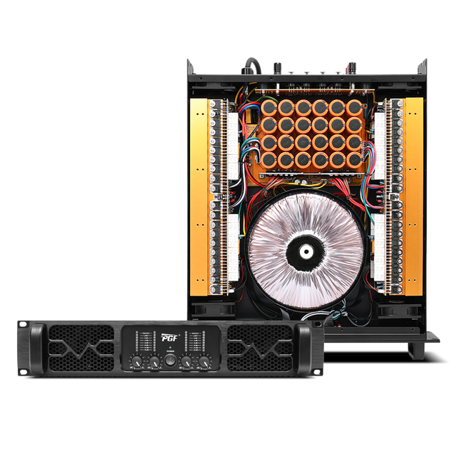 Hot Sale 4 Channels 1000W 2U Class H Amplifiers 8ohm High Powerful Subwoofers Sound Professional Amplifier