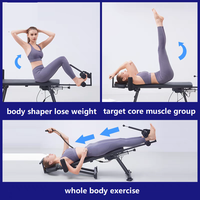 Équipement de fitness à domicile Gym intérieure Ab Coaster Machine d'exercice Planeur à roulettes en métal pour l'entraînement abdominal à la taille