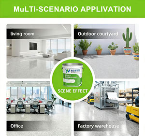 Revêtement de sol époxy auto-nivelant de haute qualité avec <span class=keywords><strong>sable</strong></span> coloré pour la <span class=keywords><strong>peinture</strong></span> de la maison - Product Image 4