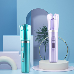 Automatic Curling Iron Battery Powered LED Display Rotating Curlers Hair Care Electric Big Wave Styler - Product Image 1