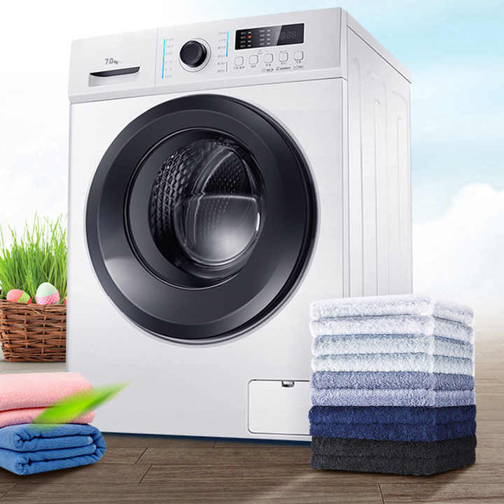 Stainless steel automatic household convertible washing machine, large capacity, wave drum, features, suitable for apartment rooms, electric wholesale.