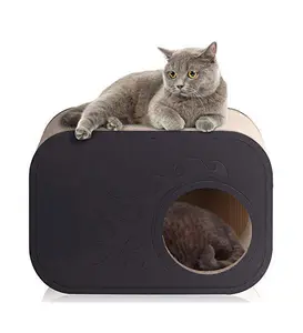 Custom Cat Scratcher OEM/ODM Pet Cat ของเล่น Scratcher เป็นมิตรกับสิ่งแวดล้อมกระดาษแข็งลูกฟูกแมวบ้าน