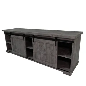 High Quality Home Wooden Monorail Tv Stand Cabinet For Living Room Furniture