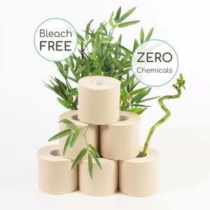 Yuelianke Factory Outlet Échantillon gratuit disponible Papier toilette 100% bambou imprimé sur mesure 2-4 plis Rouleau de papier mouchoir doux Logo - Product Image 4