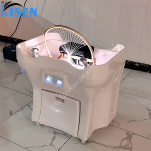 Bac à shampoing portable Kisen pour salon de beauté avec circulation d'eau, équipement de spa capillaire et réservoir intégré - Product Image 4