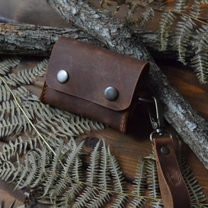 Bouteille personnalisée de 30ml boîte à épices en cuir Bushcraft Kit d'épices de camping sac porte-épices de voyage avec 3 bouteilles - Product Image 2