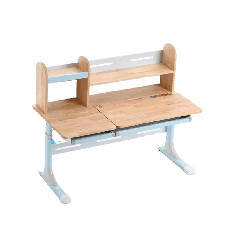 Table en bois bleu de luxe avec chaise ergonomique pour enfants, 2020 m, style européen, table d'étude, meuble de chambre à coucher, nouvelle collection 1.2