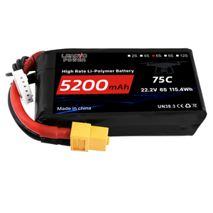Аккумулятор LiPo 6S HV для FPV дронов, 1.3Ач, 5.<span class=keywords><strong>2</strong></span>Ач, 8Ач, 9.5Ач, 10Ач, 22.<span class=keywords><strong>2</strong></span>В, 75C, разъем XT60, для FPV дронов 7/10/13/15 дюймов - Product Image 2