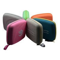 Nouvelle Trousse de Maquillage Rigide en EVA Motif Bonbons pour Femme 2020 avec Fermeture Éclair, Étui Cosmétique, Porte-Pinceaux et Rangement Organisateur