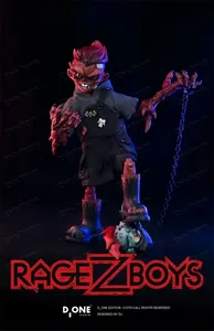 <span class=keywords><strong>D</strong></span>_ONE RAGE-ZBOYS Series Toothy Versione Quotidiana / Versione Controllo 1/12 Action Figure in PVC Modello Anime Giocattoli di Tendenza Collezionabili da Scrivania - Product Image 3