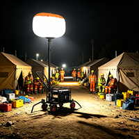 Projecteur LED d'urgence extérieur sur roulettes 320W 700W 1400W certifié CE pour camping et travail