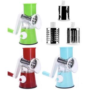 Râpe à fromage rotative 3-en-1 et trancheuse à légumes en acier inoxydable à prix d'usine - Product Image 3