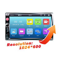 Radio para Auto de Alta Calidad F133 2Din con Pantalla Táctil de 7 Pulgadas, Carplay, Reproductor MP5, Android Auto, Cámara AHD, Bluetooth