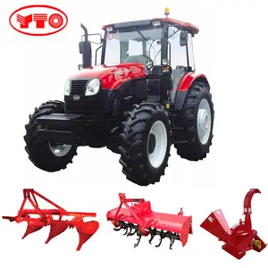 Chinese brand farm tractor YTO 120HP 4WD agricultural equipment with factory price